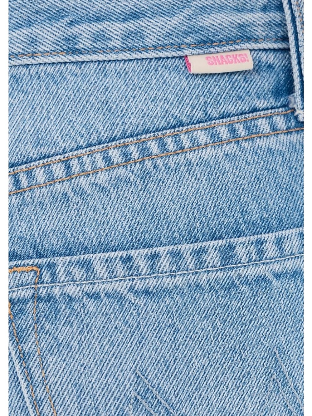 Mother Women's Petite Lil Lemon Twist Sneak Jeans in Munchies - Picture 9 of 11